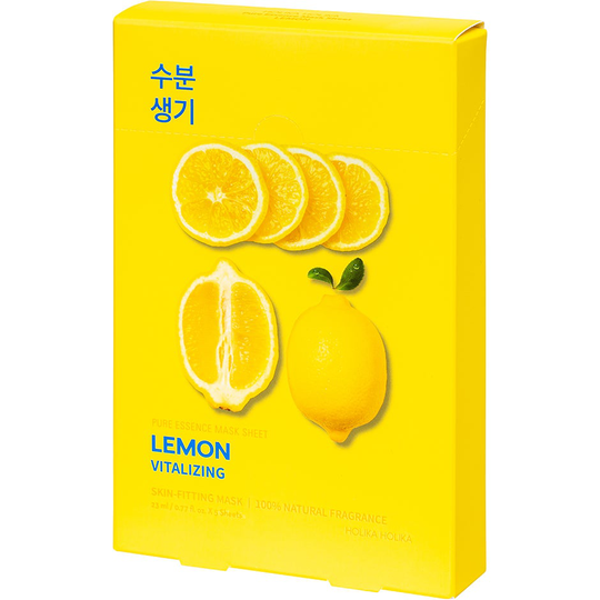 Pure Essence Mask Sheet Pack Lemon, Holika Holika Kasvonaamiot