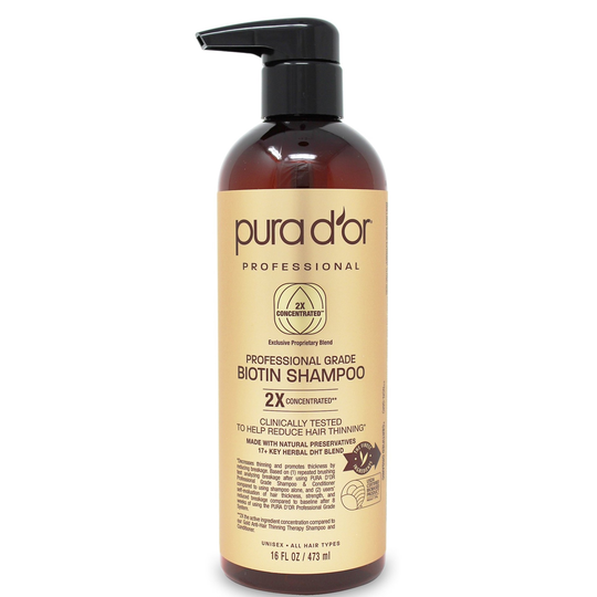 Pura D'or Pro Label Professional Grade Biotin Shampoo 473 ml
