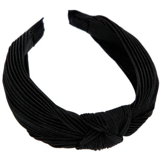 LYKO Pliseerattu solmupanta Black