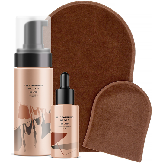 LYKO Glow Self Tanning Kit Light/Medium