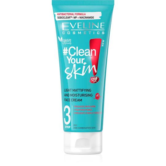Eveline Cosmetics Clean Your Skin Light Mattifying&Moisturising F