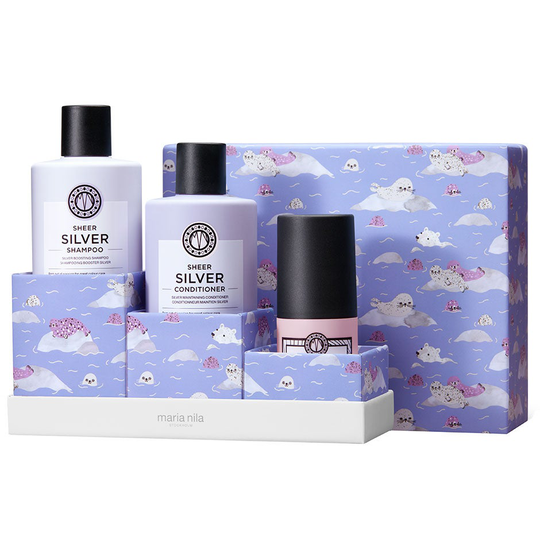 Gift Box Aw 21 Sheer Silver, Maria Nila Hoitoaine