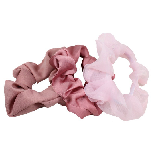 LYKO Scrunchiesetti Old pink