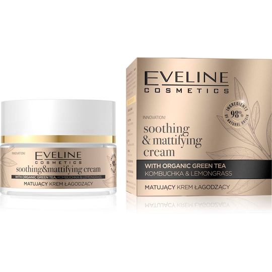 Eveline Cosmetics Organic Gold Soothing&Mattifying Cream With Org