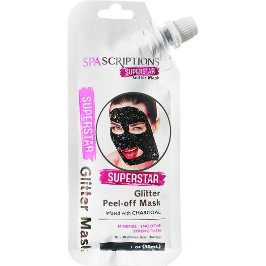 Superstar Glitter Peel-Off Mask, 30 ml Spascriptions Kasvonaamiot
