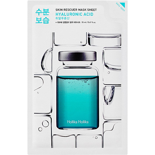 Holika Holika Skin Rescuer Mask Sheet - Hyaluronic Acid, Holika Holika K-Beauty