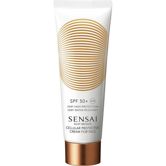 Silky Bronze Cellular Protective Cream For Face Spf50+, Sensai Aurinkosuoja kasvot