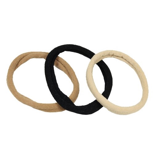 LYKO 3 Pack pehmeitä hiuslenkkejä Beige