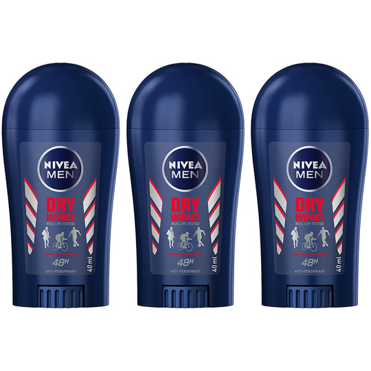 MEN Dry Impact Deostick Trio, Nivea Miesten deodorantit