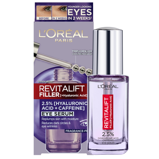 Loreal Paris Revitalift Filler Eye Serum 2.5% (Hyaluronic Acid +