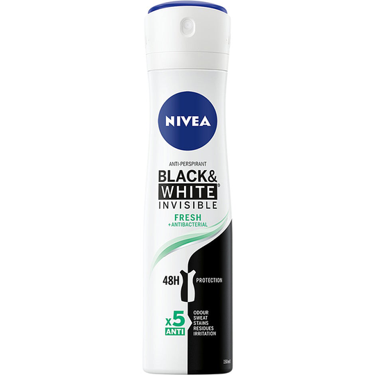 Invisible Black & White, 150 ml Nivea Deodorantit