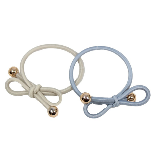 LYKO 2 Pack Hiuslenkki rusetilla Lt Blue