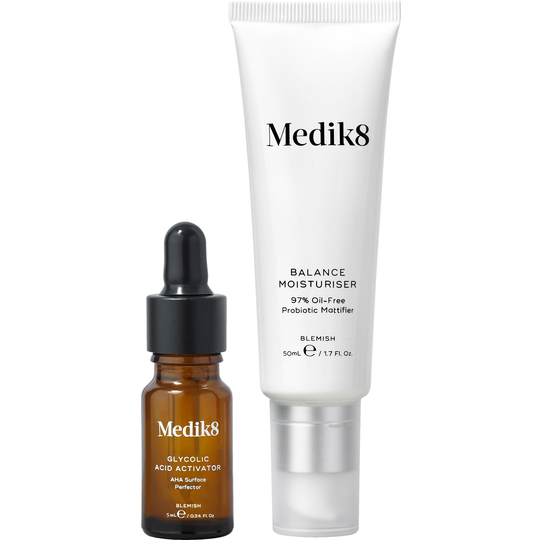 Medik8 Balance Moisturiser with Glycolic Acid Activator 50 + 10ml