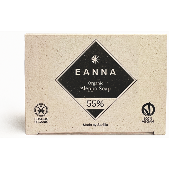 Eanna Luomu Aleppo-saippua 55% laakeriöljy