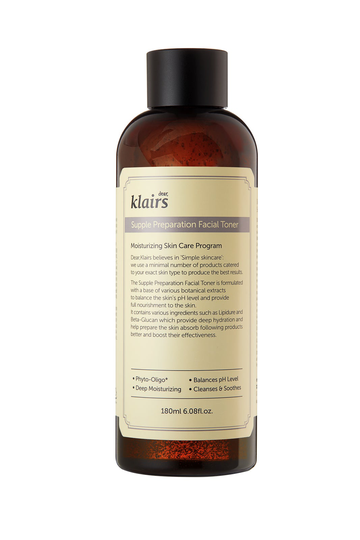 Supple Preparation Facial Toner, 180 ml Klairs K-Beauty
