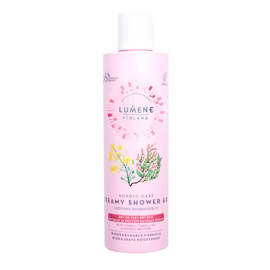 Nordic Care Creamy Shower Gel, 250 ml Lumene Suihku- ja kylpytuotteet