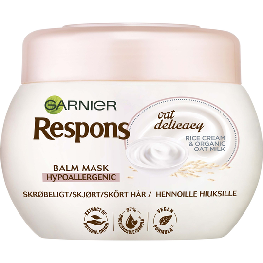 Garnier Respons Oat Milk Delicacy Gentle Caring Mask Skört Hår 30
