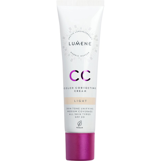 Lumene CC Color Correcting Cream SPF 20 | Glowy base