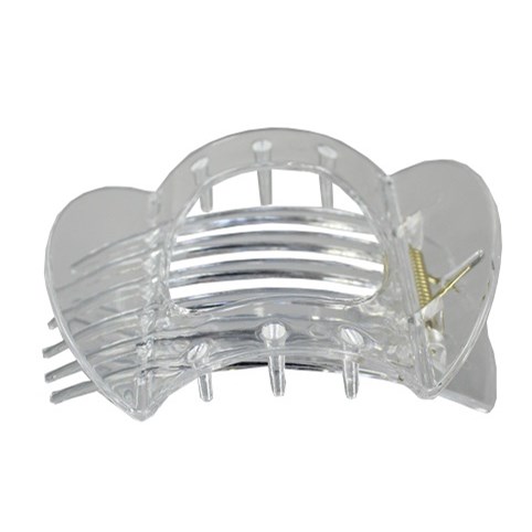 LYKO Litteä hiusklipsi Transparent White