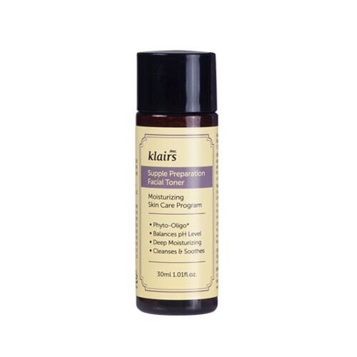 Supple Preparation Facial Toner, 30 ml Klairs K-Beauty