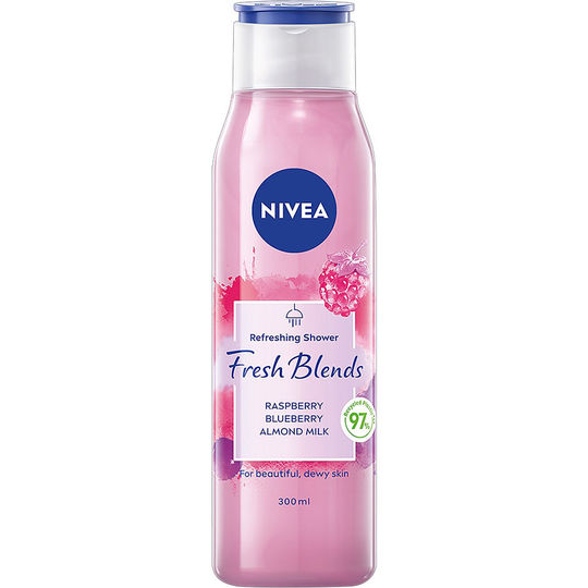 Fresh Blends Raspberry Shower Gel, 300 ml Nivea Suihku- ja kylpytuotteet