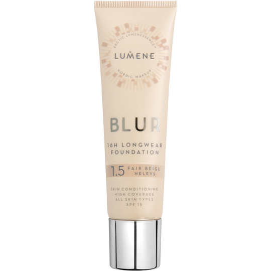 Lumene Blur 16h Longwear Foundation SPF15 1.5 Fair Beige