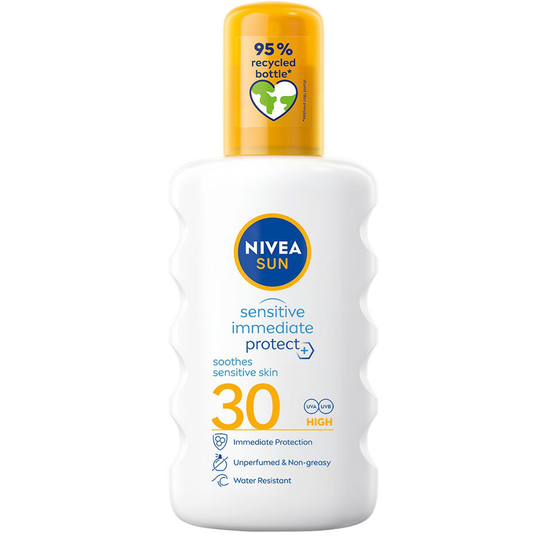 Protect & Sensitive Soothing Spray SPF 30, 200 ml Nivea Aurinkovoiteet