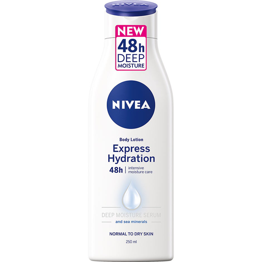 Express Moisturising Body Lotion, 250 ml Nivea Vartalovoide