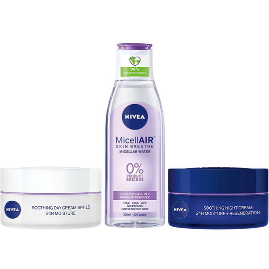 Skin Regimen For Sensitive Skin, Nivea Ihonhoitopakkaukset