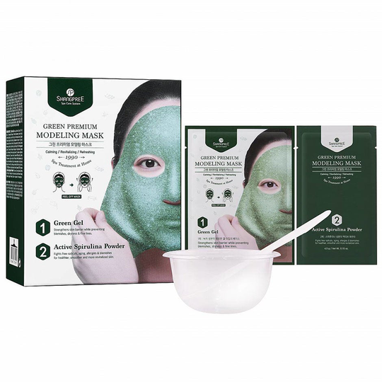 Green Premium Modeling Mask, 50 ml Shangpree Kasvonaamiot