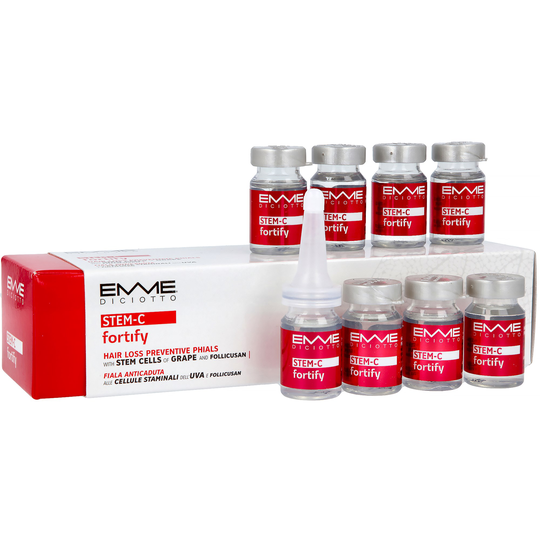 Emmediciotto STEM-C Fortify Hair Loss Preventive Phials 8 pack 80