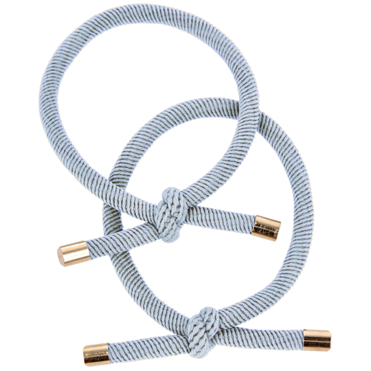 LYKO 2 pack hiuslenkki solmukoristeella Lt Blue