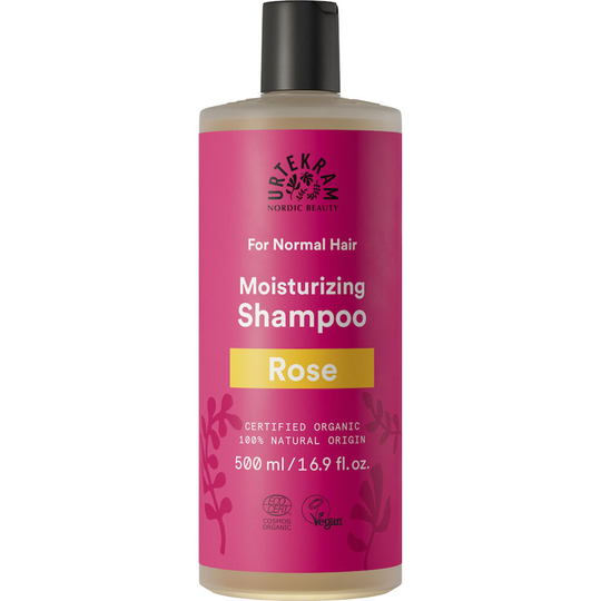 Urtekram Rose Shampoo normaaleille hiuksille 500 ml