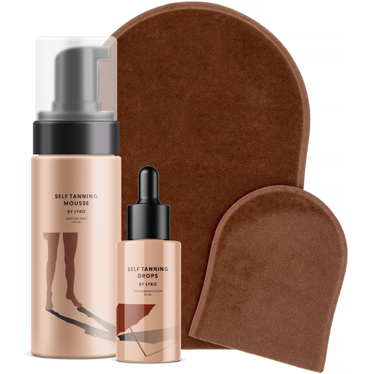 LYKO Glow Self Tanning Kit Dark