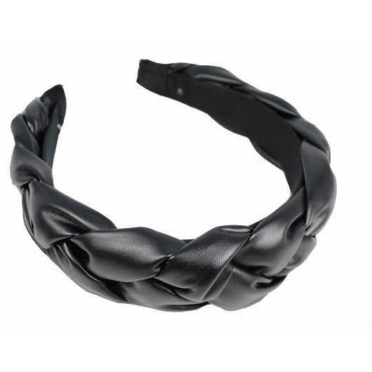 LYKO Diadem Braided Velvet Leather