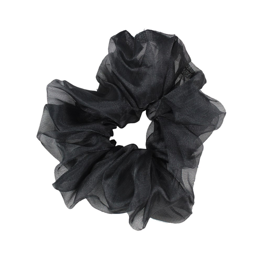 LYKO Iso Organza-Scrunchie Black