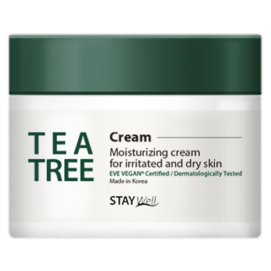 Vegan Tea Tree Cream, 50 ml Stay Well 24h-voiteet