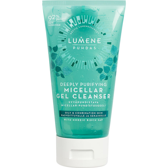 PUHDAS Deeply Purifying Micellar Gel Cleanser, Lumene Ihonpuhdistus