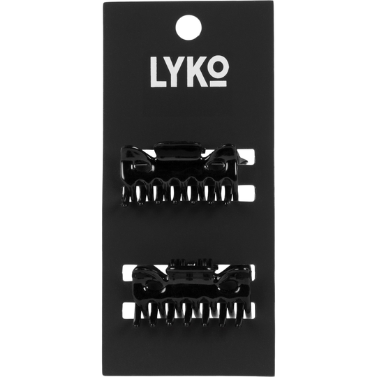 LYKO Hair Clip 2 Pack Black