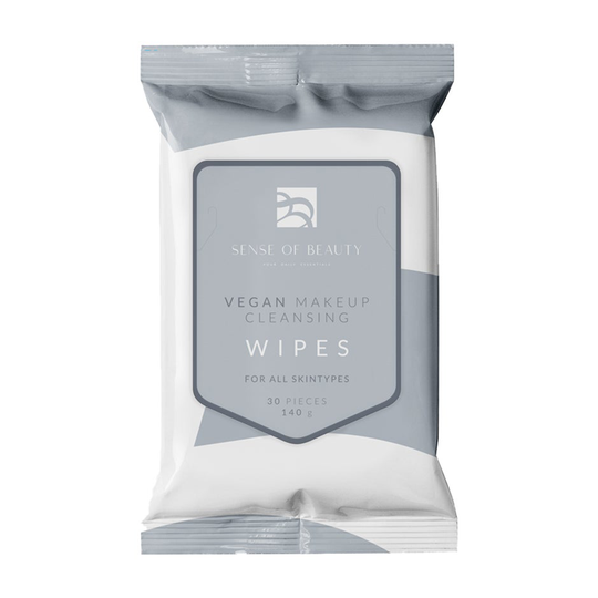 Vegan Makeup Cleansing Wipes, 30 pcs Sense Of Beauty Meikinpoistoaine