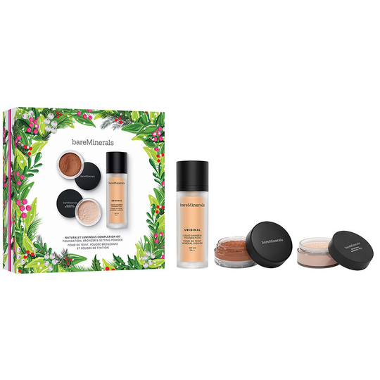 Original Foundation + Brush Duo Set - Medium Beige, 30 ml bareMinerals Meikkivoide