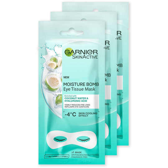 Garnier Skin Active Eye Tissue Mask Coconut Water & Hyaluronic Ac