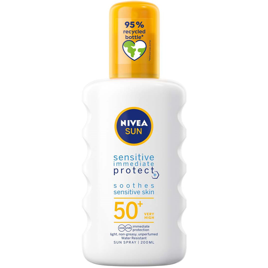 NIVEA Sun Sensitive Immediate Protect Soothing Sun Spray SPF 50+