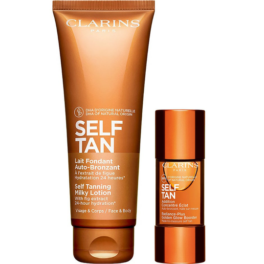 Self Tanning Lotion & Golden Glow Booster, Clarins Rusketus