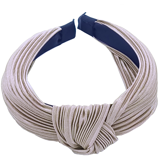 LYKO Pleated Diadem Grey
