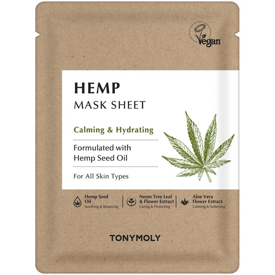 Hemp Mask Sheet, 21 ml Tonymoly Kangasnaamiot