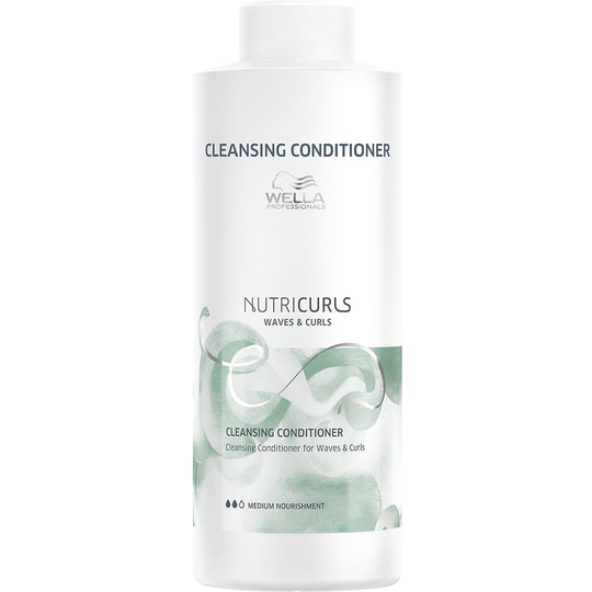 NUTRICURLS Cleansing Conditioner for Waves & Curls, 1000 ml Wella Hoitoaine