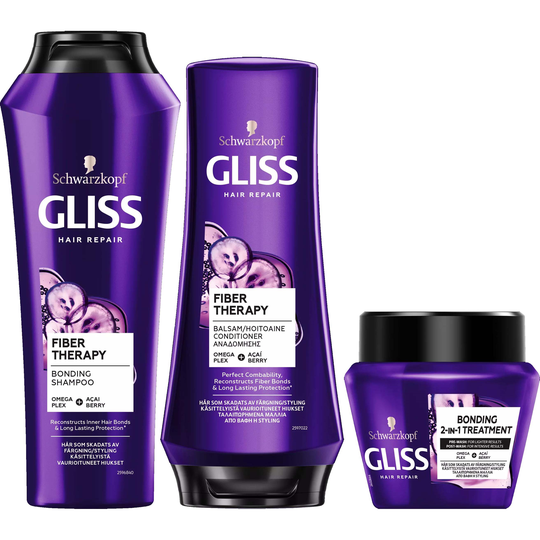Schwarzkopf Gliss Fiber Therapy Trio