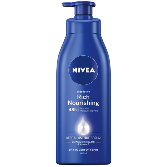 Rich Nourishing Body Lotion Pump, 400 ml Nivea Vartalovoide