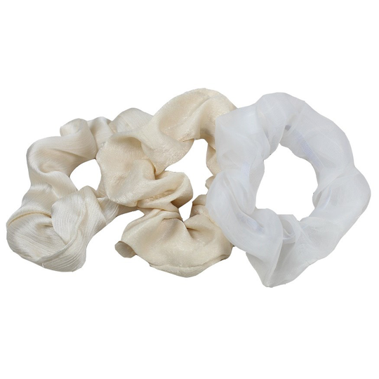 LYKO Scrunchiesetti White